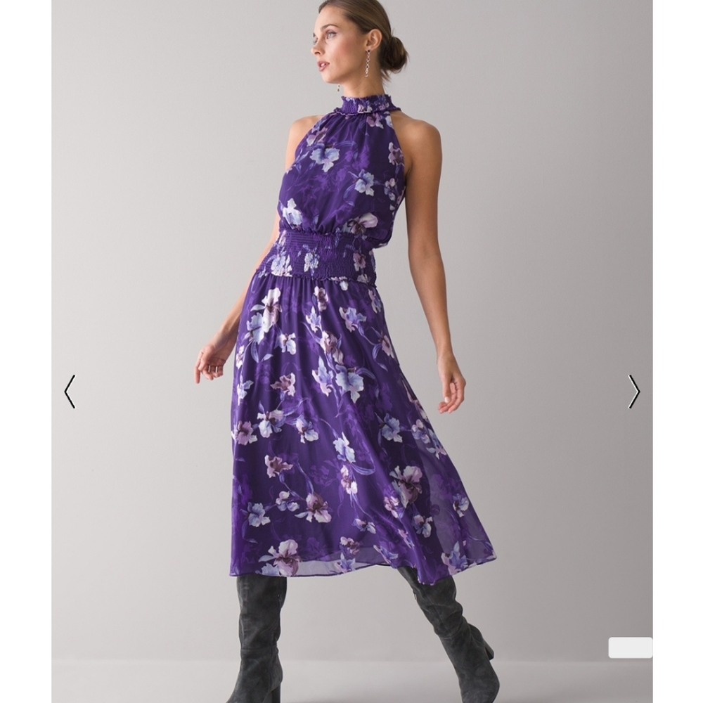 WHBM purple dress